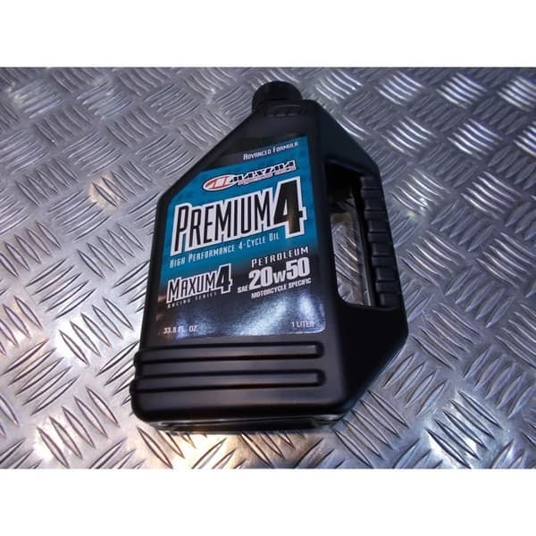 maxima premium 4 motorcykel 4-taktsolja max4 20 w 50 1 liter