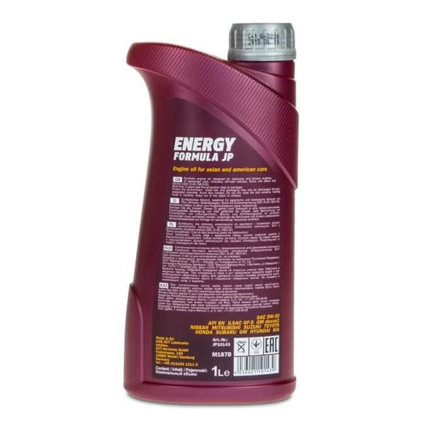 1 liter MANNOL 5W-30 Energy Formula JP motorolja