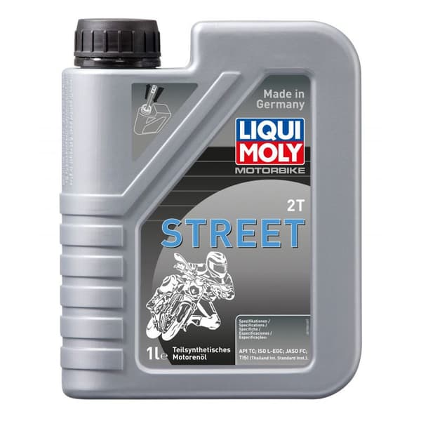 LIQUI MOLY Semisyntetisk motorolie Motorcykel 2T Street 1 liter