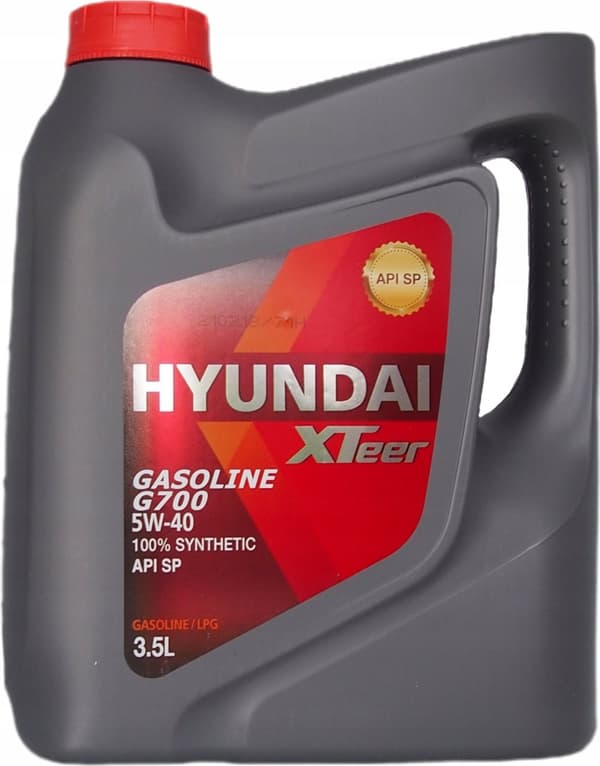 HYUNDAI XTeer 5W40 Bensiini G700L OE öljy 3,5L