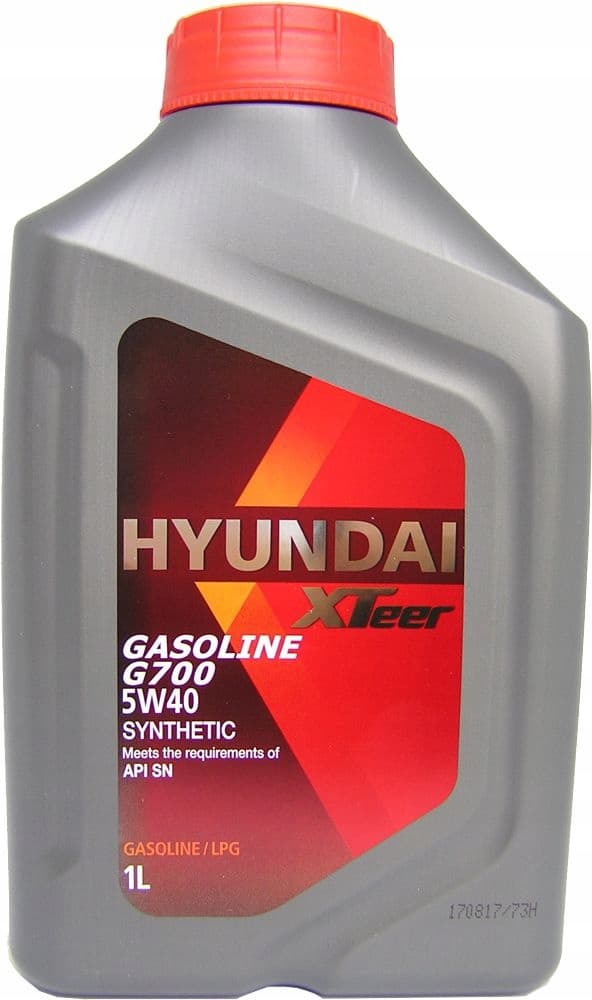 HYUNDAI XTeer 5W40 5W-40 Bensiini G700L OE öljy 1L