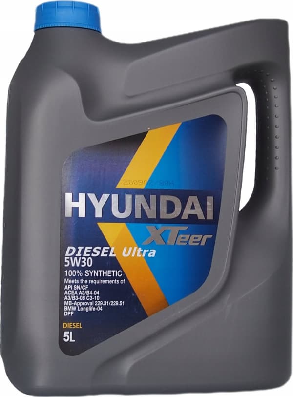 HYUNDAI XTeer 5W30 5W-30 Diesel ULTRA -5L OEM öljy