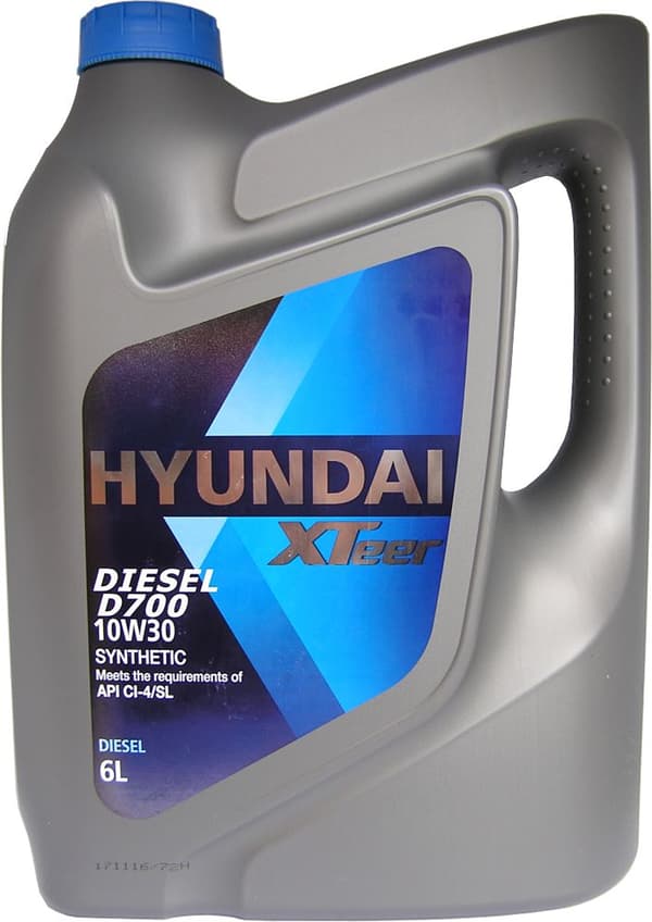 10W30 Diesel Hyundai XTeer - moottoriöljy 6L