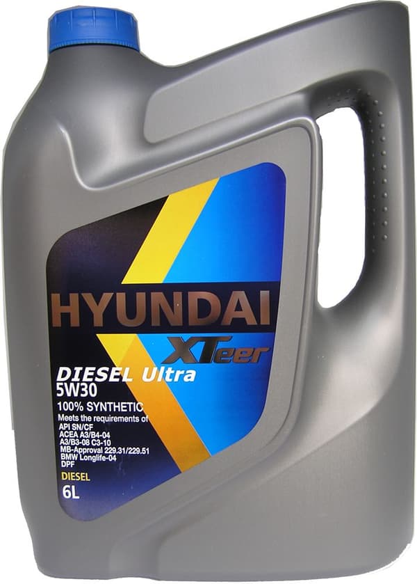 HYUNDAI XTeer 5W30 5W-30 Diesel ULTRA -6L OEM olie