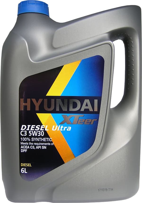 HYUNDAI XTeer 5W30 5W-30 Diesel ULTRAC3 6L OE olie