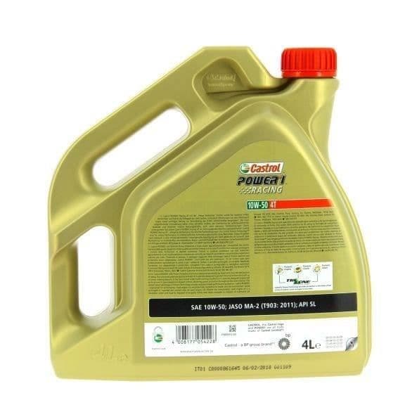 CASTROL Power 1 Racing 4T oljetillsats - Syntet / 10W50 / 4L