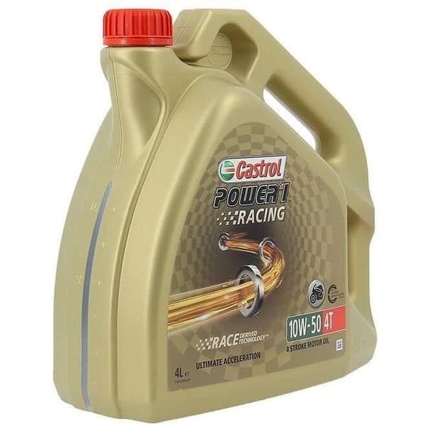 CASTROL Power 1 Racing 4T oljetillsats - Syntet / 10W50 / 4L