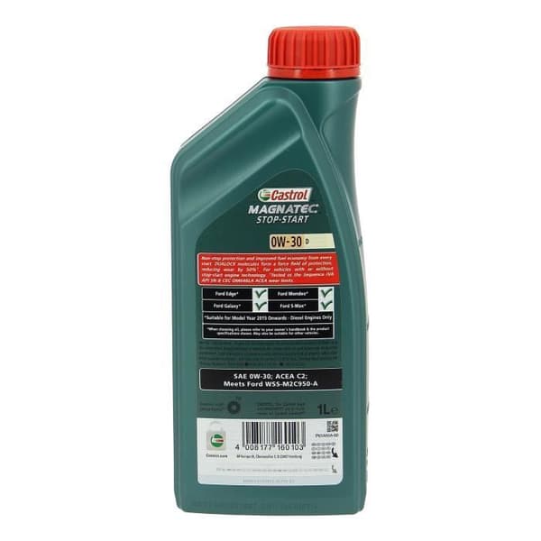 CASTROL Magnatec S &amp; 0W-30 D Motorolja 1L