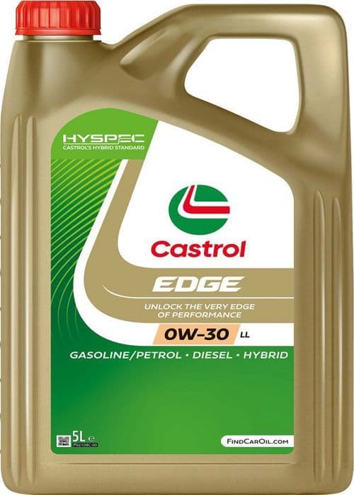 Castrol EDGE motorolja 0W-30 LL, 5L