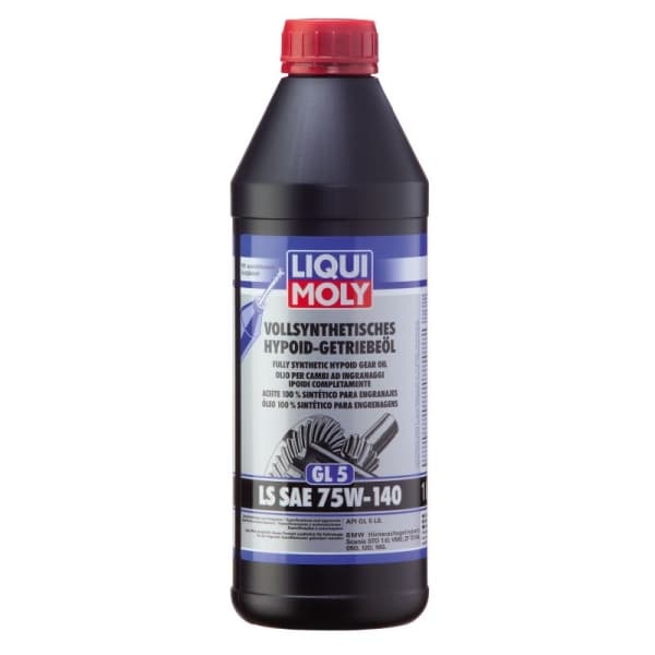 LIQUI MOLY OLIE 75W140 1L GL5 SYNTH./ LS/ GEARKASSE