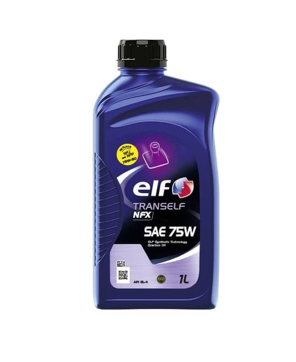 ELF OIL 75W TRANSNFX 1L / GL4 / ERSTATTER NFJ OG NFP / SX / JXX / TLX / NDX / NDK1 / PXX / DBX