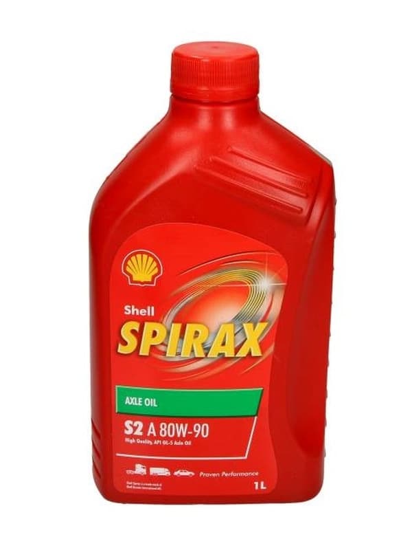 SHELL ÖLJY 80W90 1L SPIRAX S2 A/ GL5/ MINERAALI/ VAIHTEISTOÖLJY