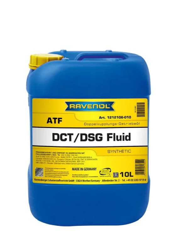 RAVENOL ATF-OLIE DCT/DSG 10L / G052 182 A2 / G 052 529 A2 / WSD-M2C200-D2 / WSS-M2C936-A