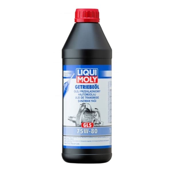 LIQUI MOLY OLIE 75W80 1L GETRIEBEÖL GL5 PSA / B71 2330 / MIL-L 2105 C / SEMI-SYNTETISK / GEARKASSE