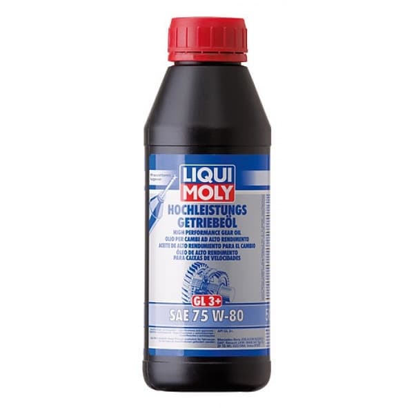 LIQUI MOLY OLIE 75W80 1L GL3+ / MAN 341/E3/Z3 / VOLVO 97305 / ZF TE-ML 08 / LÆNGRE KILOMETERTAL (300.000 KM) SEMI-SYNTETISK/ GEARKASSE