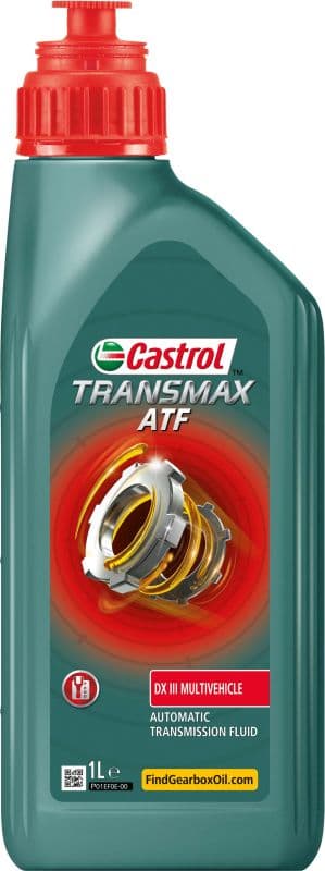 CASTROL OLIE TRANSMAX ATF DX III MULTIVHICLE 1L / DEX IIIH / MAN 339 Z1 V1 / 236.9 / VOLVO 97340 / GEARKASSE
