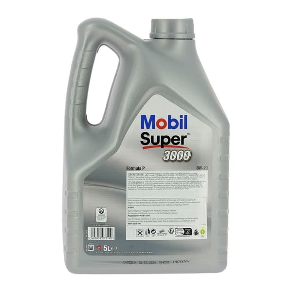 MOBIL Super 3000 0W20 Formula-P 5L