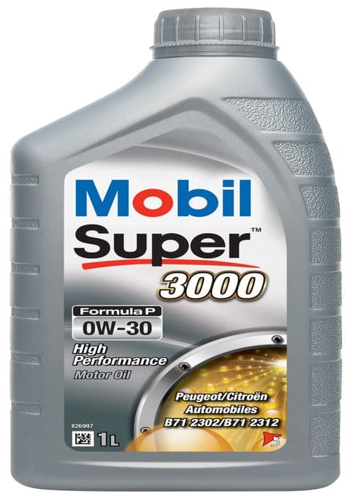 MOBIL Syntetisk motorolja S3000 - 0W30 Formula-P - 1 L.