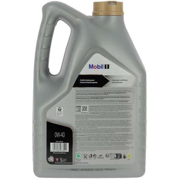 Moottoriöljykannu - MOBIL1 - 0W-40 FS - 5 L - 4 vuodenaikaa