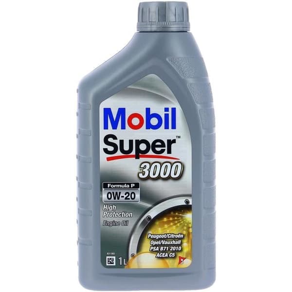 Moottoriöljykanisteri - MOBIL - S3000 0W20 Formula-P - 1 L - 4 vuodenaikaa