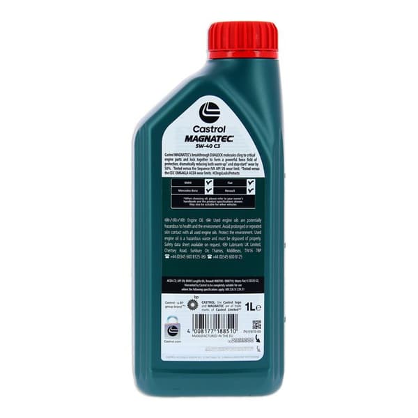 Moottoriöljy - CASTROL - Magnatec 5W-40 C3 - 1L