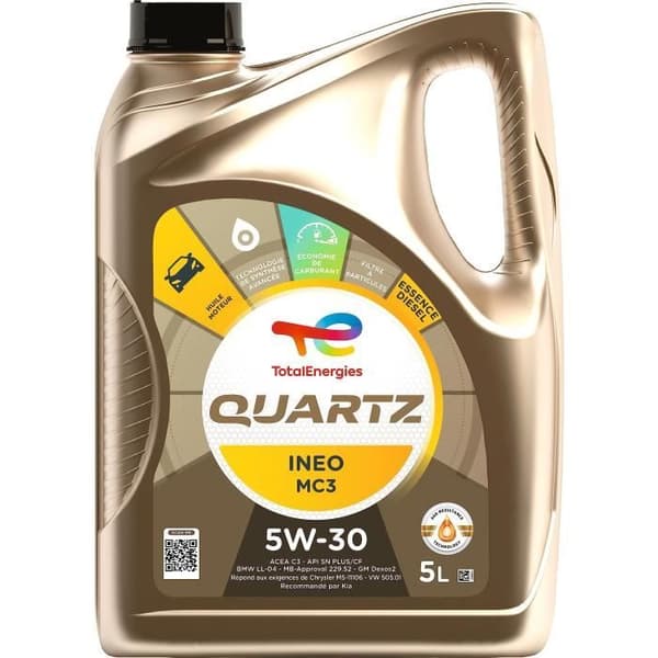 TOTAL MOTOROLIE 5L QUARTZ INEO MC3 5W30