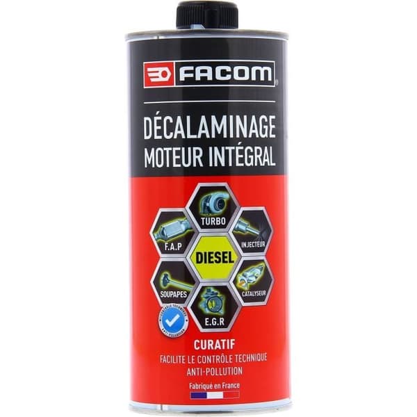 Olieadditiv til kurativ dekarbonisering af integrerede dieselmotorer - FACOM - 1L