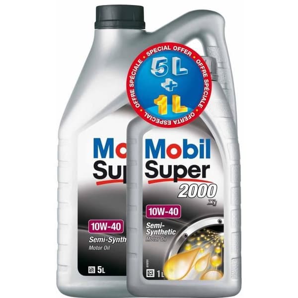 MOBIL Öljy S2000 10W40 5 + 1L Ilmainen