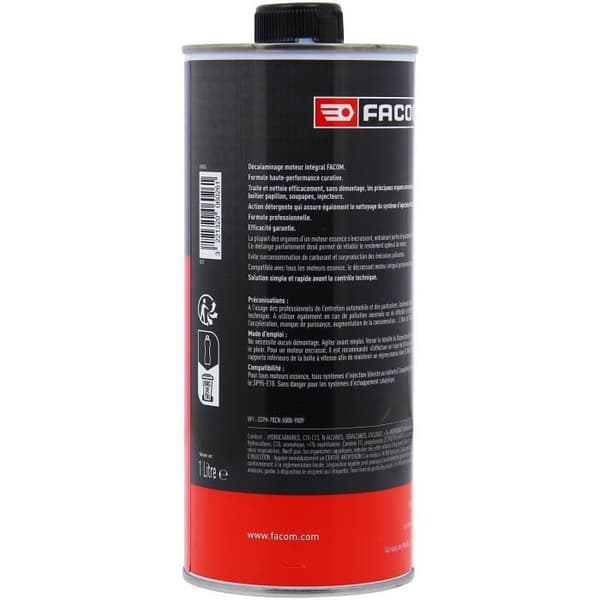 FACOM Olieadditiv FACOM integral motorafkalkningsmiddel hærdende benzin - 1L