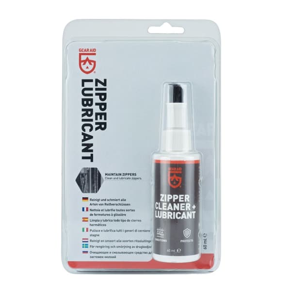 GEAR AID ZIPPER CLEANER + LUBRICANT 60 ml, smörjmedel dragkedjor rengörring