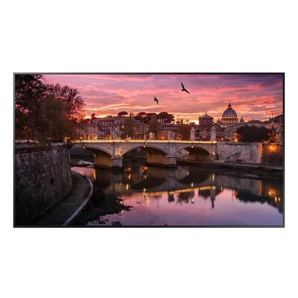 SKÄRM SAMSUNG 75'' LFD 4K 16h/7d UHD (3840 x 2160) 350cd/m² Tizen 4.0 DVI-D 2xHDMI 2xUSB RS232 QB75B NC Svart