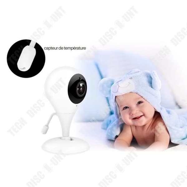 TD® Smart Remote Baby Monitor HD Trådlöst samtal Sovsång Baby Temperaturdetektering Caregiver Alarm Påminnelse
