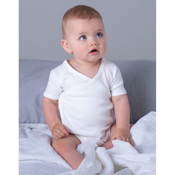 Babybugz Baby Unisex Kimono body i økologisk bomuld