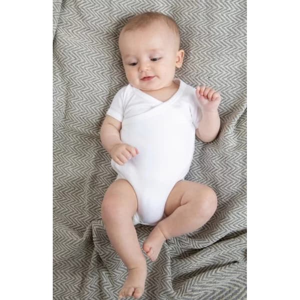 Babybugz Baby Unisex Kimono body i økologisk bomuld
