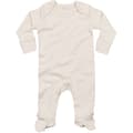 Miniatyrbilde 1 av 3: Babybugz Baby Unisex Organic Cotton Envelope Neck Sleepsuit