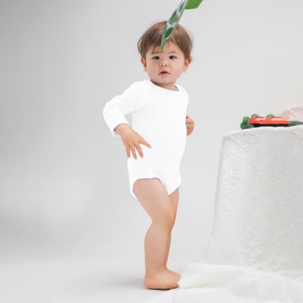 Babybugz Baby Unisex Organic Long Sleeve Bodysuit