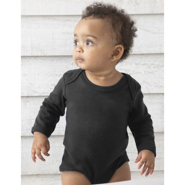 Babybugz Baby Unisex økologisk langærmet body med lange ærmer