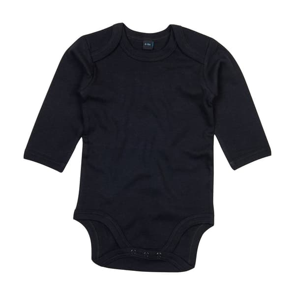 Babybugz Baby Unisex økologisk langærmet body med lange ærmer