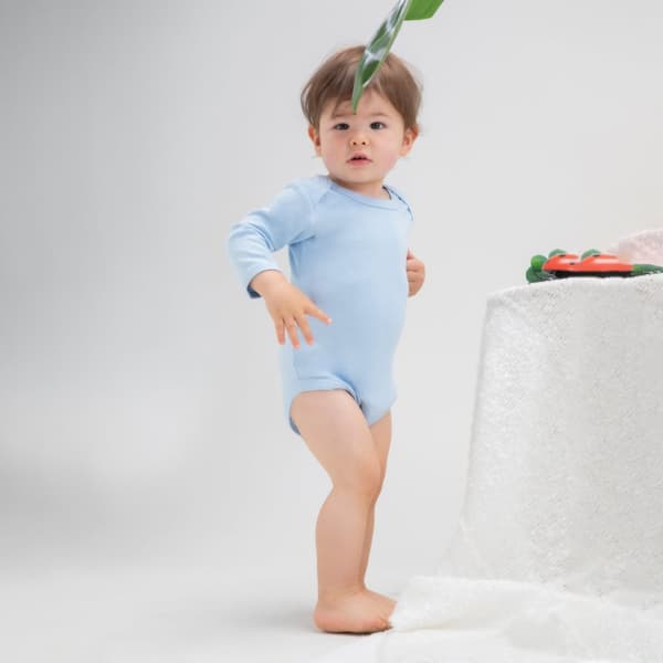 Babybugz Baby Unisex økologisk langærmet body med lange ærmer