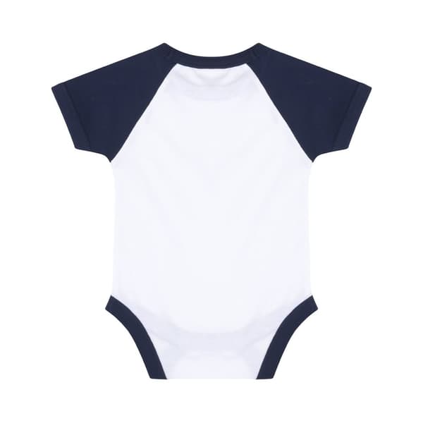 Larkwood Baby drenge/piger Essential kortærmet baseball body med korte ærmer