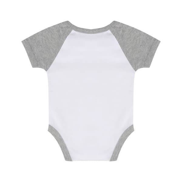 Larkwood Baby drenge/piger Essential kortærmet baseball body med korte ærmer