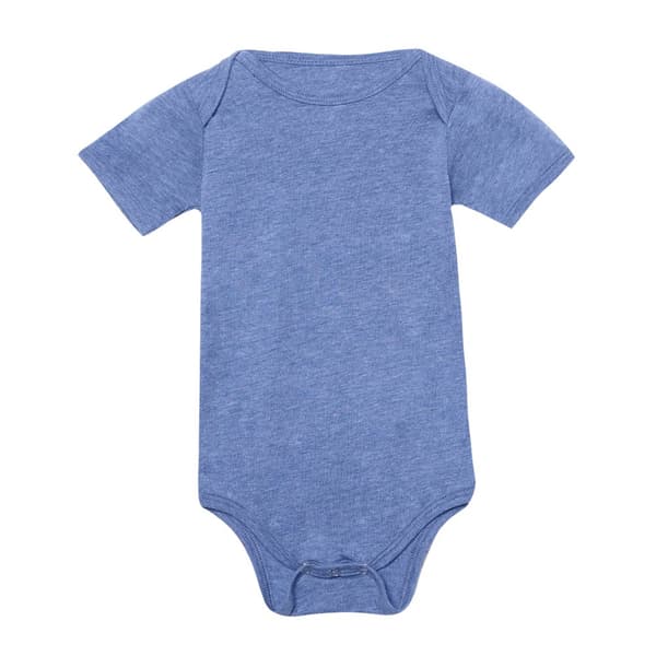 Bella + Canvas Unisex Baby Triblend kortärmad onesie med kort ärm