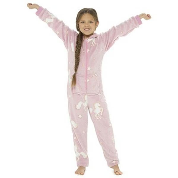 Follow That Dream Childrens/Kids Glow In The Dark Unicorn All-In-One