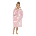 Miniatyrbilde 3 av 4: Follow That Dream Childrens/Kids Glow In The Dark Unicorn Hooded Blanket