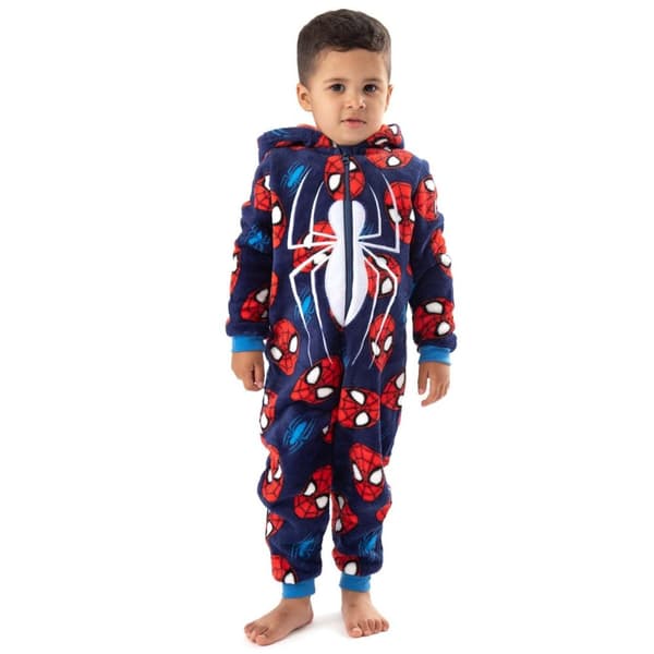 Spider-Man Nattkläder för barn/barn allt-i-ett