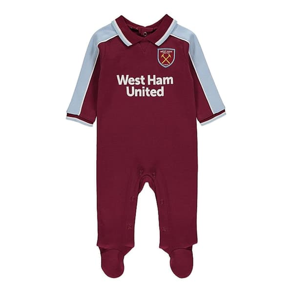 West Ham United FC Baby Sleepsuit