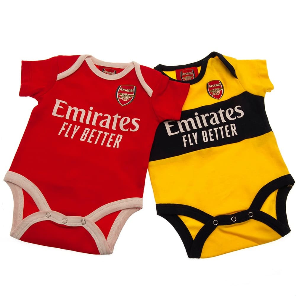 Arsenal FC Baby body (förpackning med 2 st)