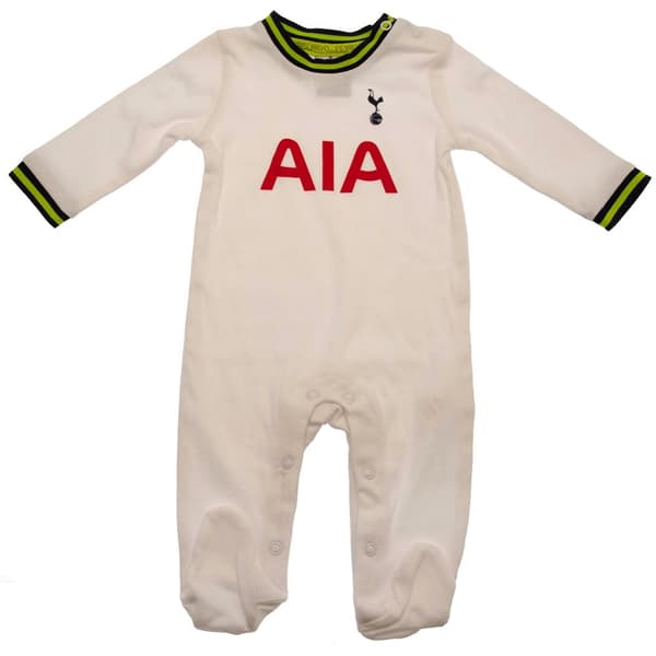 Tottenham Hotspur FC Baby 2022-23 Sleepsuit White/Navy Blue 6-9 Months