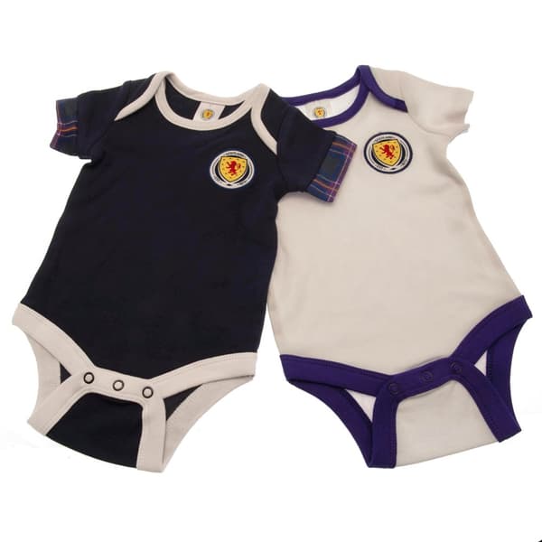 Scotland FA Baby 2022-23 Bodysuit (Pack of 2) Navy/White 12-18 Months