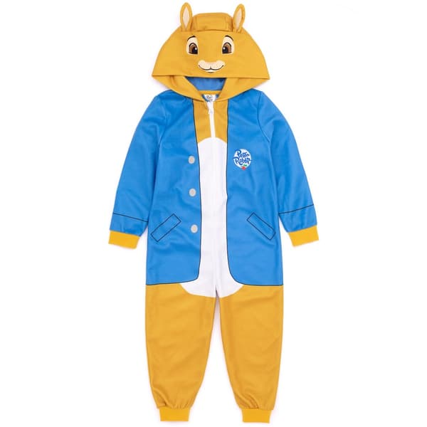 Peter Rabbit Børne/børn 3D-øre sovedragt Blue/White/Yellow 4-5 Years